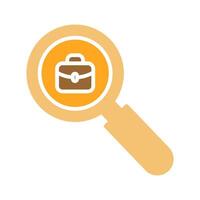 Job Hunting Icon Design vector