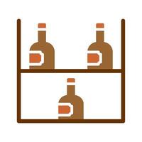 Wine Rack Icon Design vector