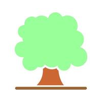 Deciduous Tree Icon Design vector
