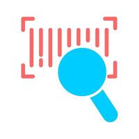 Barcode Database Icon Design vector