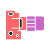 DSLR Essentials Icon Design vector
