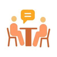 News Interview Icon Design vector