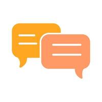 Message Bubble Icon Design vector