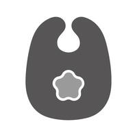 Cute Bibs Icon Design vector