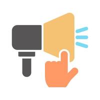 Call to Action Icon Design vector