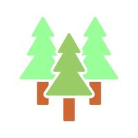 Evergreen Tree Icon Design vector