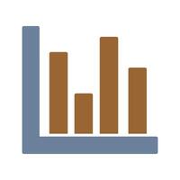 Bar Chart Icon Design vector