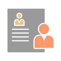 HR Policy Icon Design vector