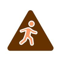 Children Crossing Icon Design vector