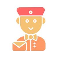 Mail Carrier Icon Design vector