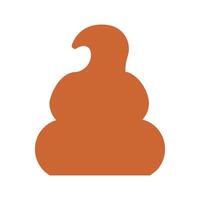 Pile of Poo Icon Design vector