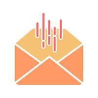 Mail Sorting Icon Design vector