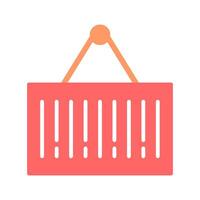 Barcode Sales Icon Design vector