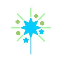 Sparklers Icon Design vector