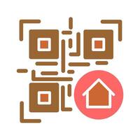 QR Code Menu Icon Design vector