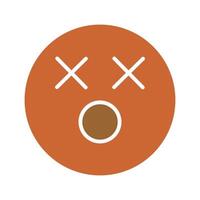 Dizzy Face Icon Design vector