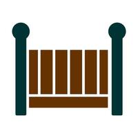 Nursery Cots Icon Design vector