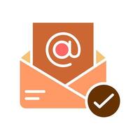 Registered Mail Icon Design vector