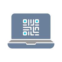 QR Code Scanner App Icon Design vector