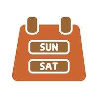 Weekend Getaway Icon Design vector