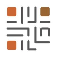 QR Code Icon Design vector