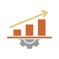 Performance Metrics Icon Design vector