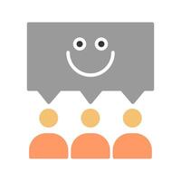 Employee Satisfaction Icon Design vector