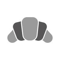 Croissant Icon Design vector