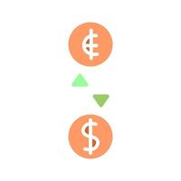 Currency Exchange Icon Design vector
