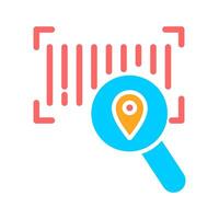 Barcode Tracking Icon Design vector