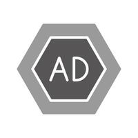 Ad Blocker Icon Design vector