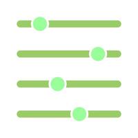 Filtering Icon Design vector