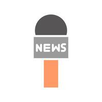 News Microphone Icon Design vector