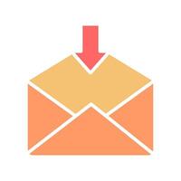 Receive Icon Icon Design vector