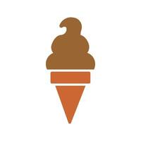 Ice Cream Icon Design vector