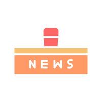 News Studio Icon Design vector