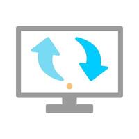 Migrate Icon Design vector