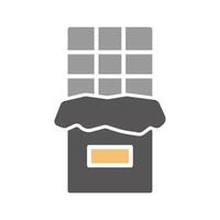 Chocolate Bar Icon Design vector