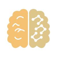 Machine Learning Icon Design vector