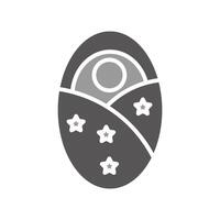 Swaddle Time Icon Design vector