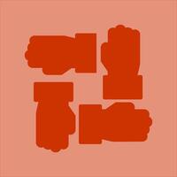 Teamwork Icon Design vector