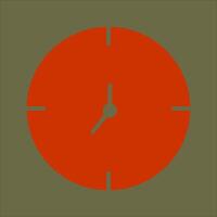 Clock Icon Design vector