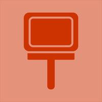 Billboard Icon Design vector