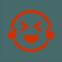 Face with Tears of Joy Icon Design vector