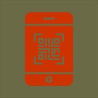 Scanning App Icon Design vector