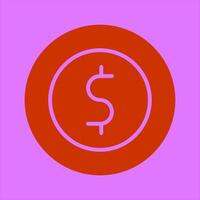 Coin Icon Design vector