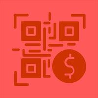 QR Code Payment Icon Design vector