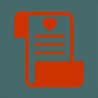 Wishlist Icon Design vector