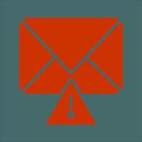 Message Alert Icon Design vector