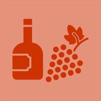 Wine Vineyard Icon Design vector